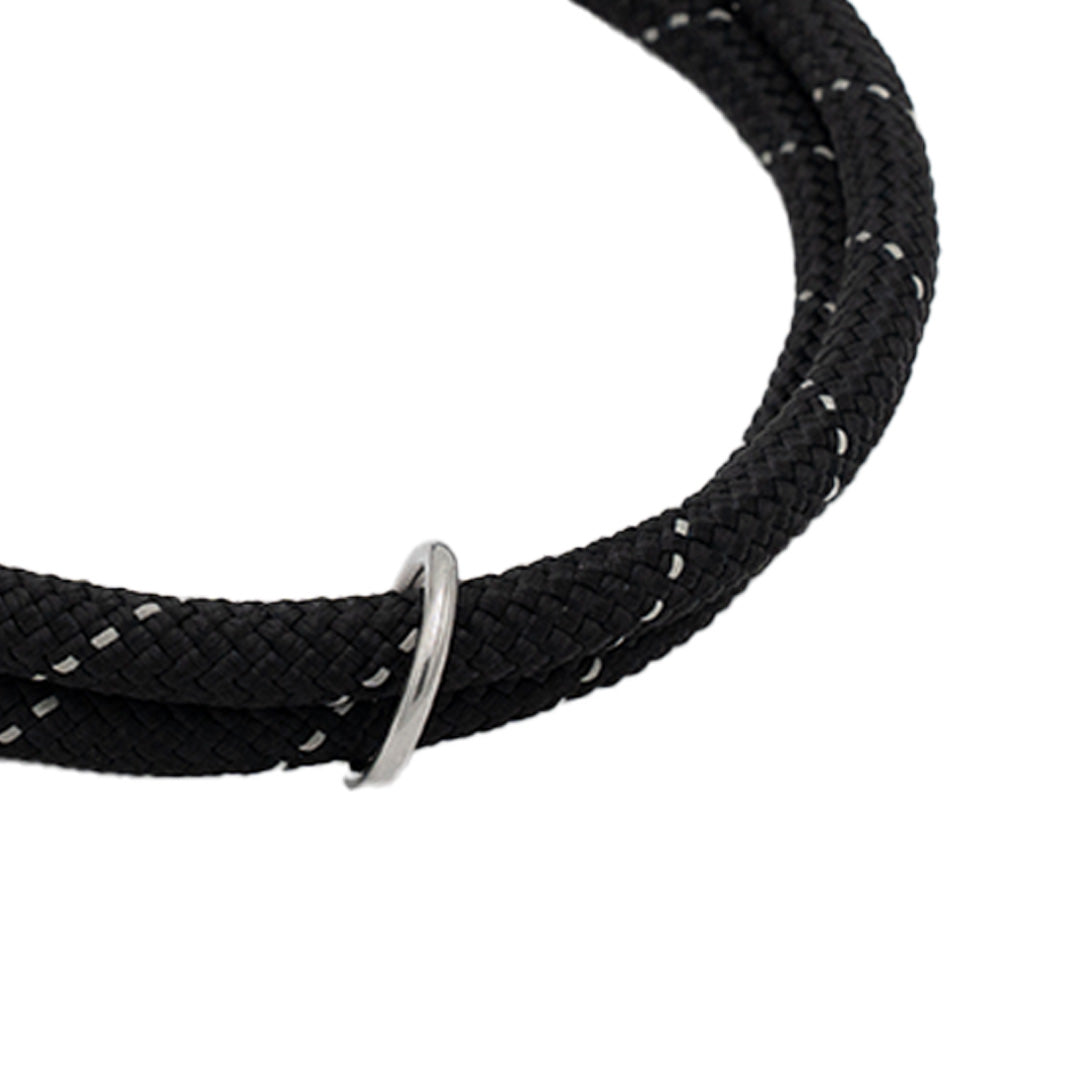 Arrowhead Rope Dog Collar, detail