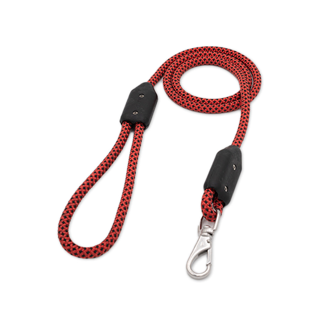 Rope Dog Leash | Dark Red Leash, popular Rope Leash, Soft Dog Leash, Red Rope Leash