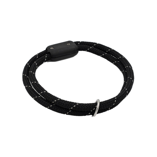 Arrowhead Rope Dog Collar, top view