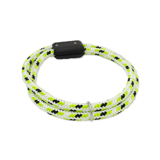 Huron Rope Dog Collar, top view